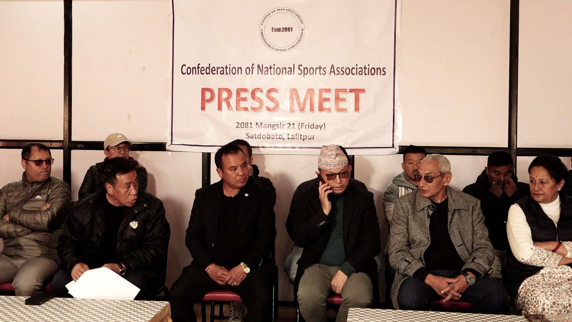 कन्फडेरेसन अफ् नेशनल स्पोर्ट्स एसोशिएशनसको पाँच बुँदे माग