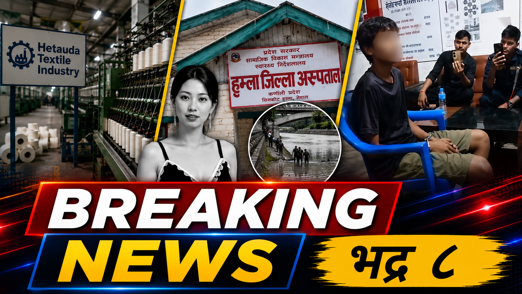 भदौ ८ गते सोमबारका ३ बजेपछिका मुख्य समाचारहरू